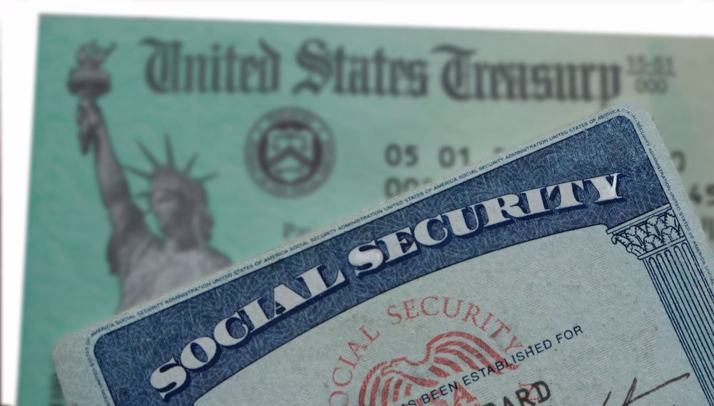 a social security card